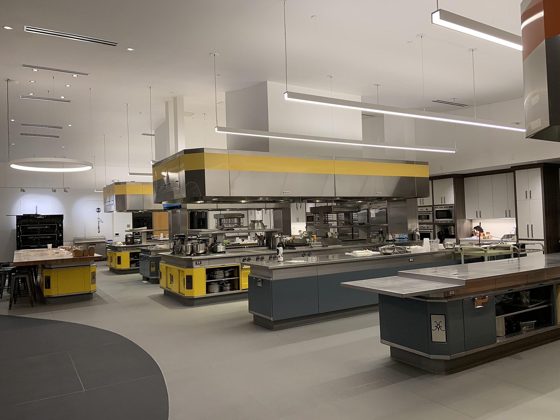 Clean commercial kitchen